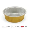 Thông số kích thước khay nhôm tròn cao cấp 2870ml LEO miệng 250mm, chiều cao 80mm