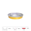 Thông số kích thước khay nhôm tròn cao cấp 580ml LEO miệng 191mm, chiều cao 28mm