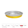 Thông số kích thước khay nhôm tròn cao cấp 900ml LEO miệng 242mm, chiều cao 29mm