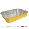 Thông số kích thước khay nhôm 3588ml LEO miệng 338x224mm, chiều cao 64mm