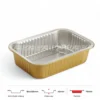 Thông số kích thước khay nhôm 750ml LEO miệng 184x128mm