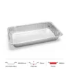 Thông số kích thước khay nhôm chữ nhật phổ thông 9850ml LEO miệng 525x325mm, chiều cao 78mm