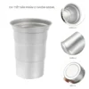 Chi tiết sản phẩm ly nhôm 600ml từ LEO Aluminium Packaging: miệng ly, thân ly, đáy ly