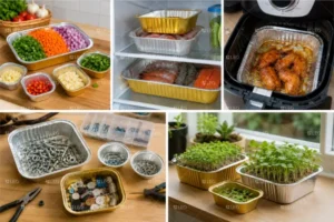Tái chế khay nhôm sau khi sử dụng để bảo vệ môi trường