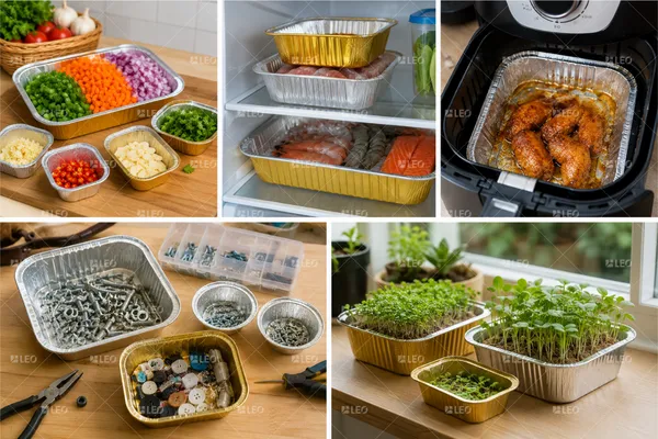 Tái chế khay nhôm sau khi sử dụng để bảo vệ môi trường