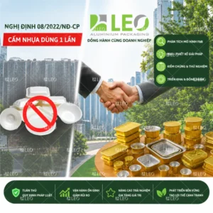 Xu hướng dùng khay nhôm khi nghị định 08/2022/NĐ-CP siết chặt
