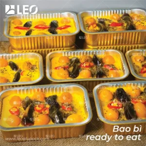 Bao bì khay nhôm đựng thực phẩm RTE